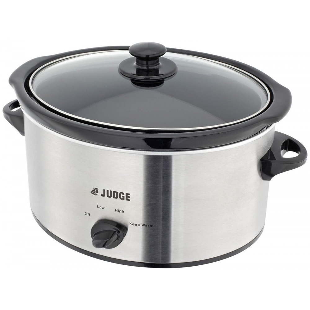 Judge 3.5 Litre Slow Cooker Glasswells