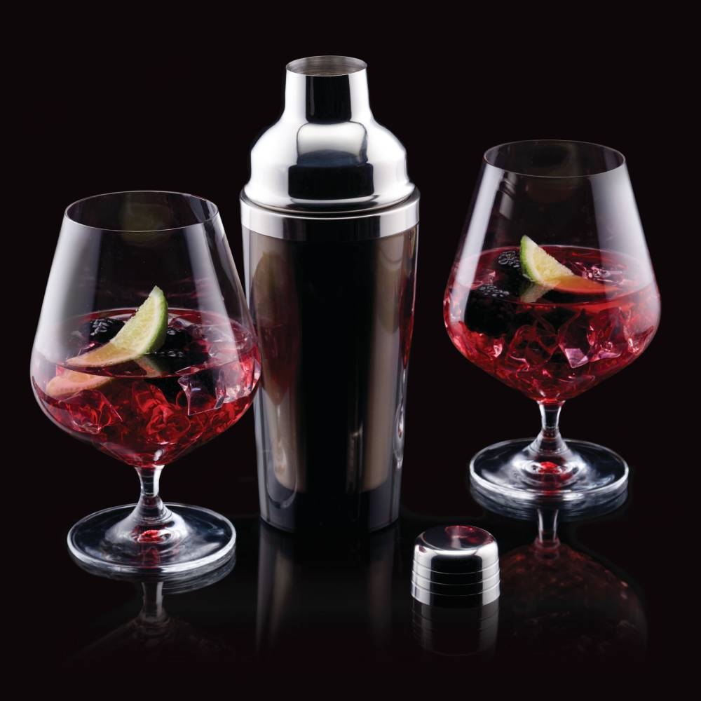 BarCraft Gin Cocktail Gift Set Glasswells