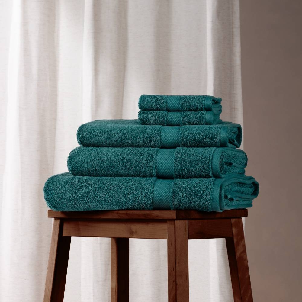 Dark teal bath towels online