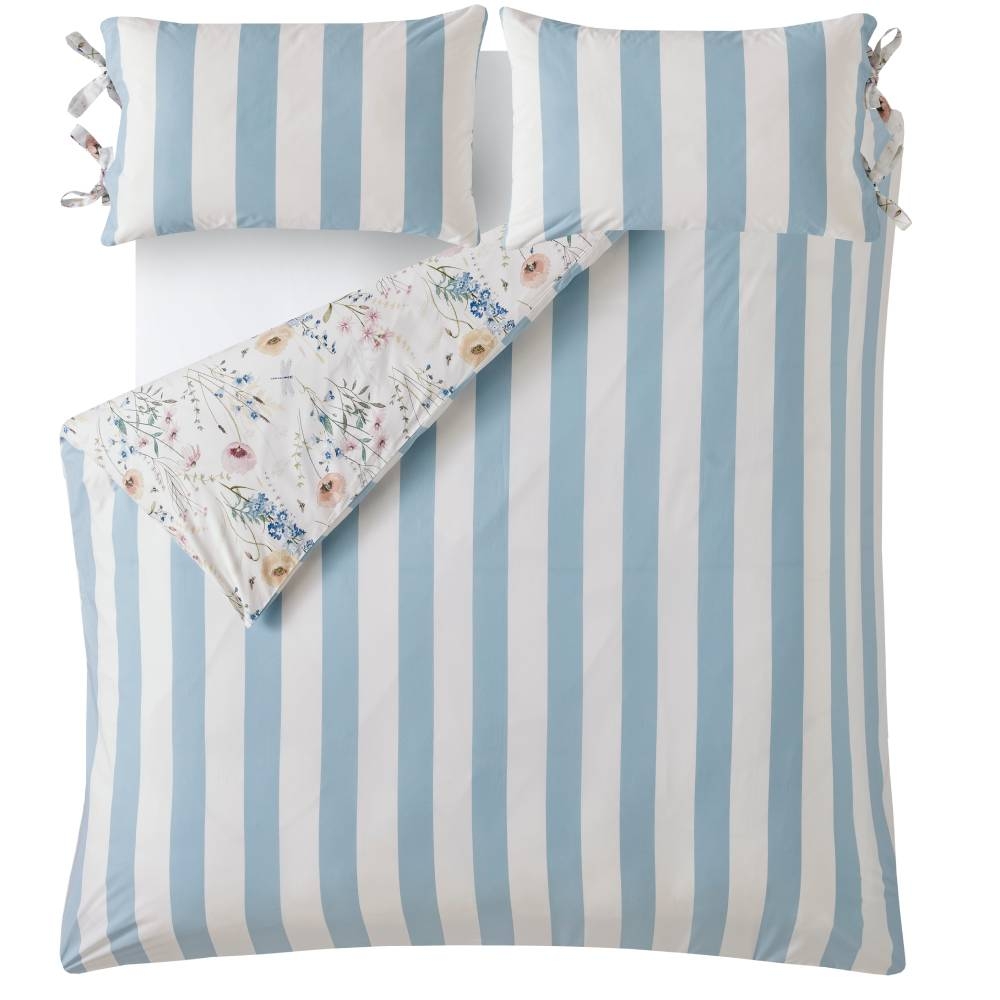 Laura Ashley Alford Meadow King Duvet Set Delphinium Blue Glasswells
