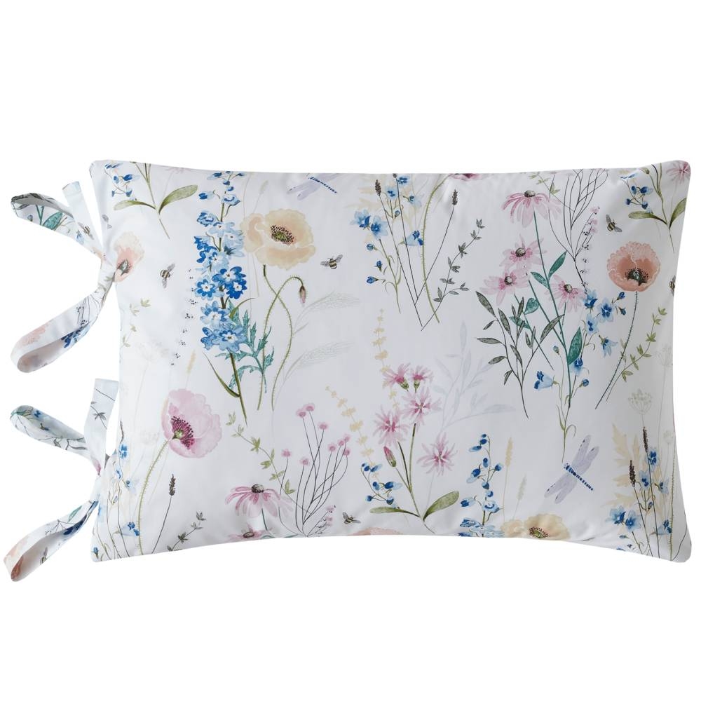 Laura Ashley Alford Meadow Standard Pillowcase Pair Delphinium