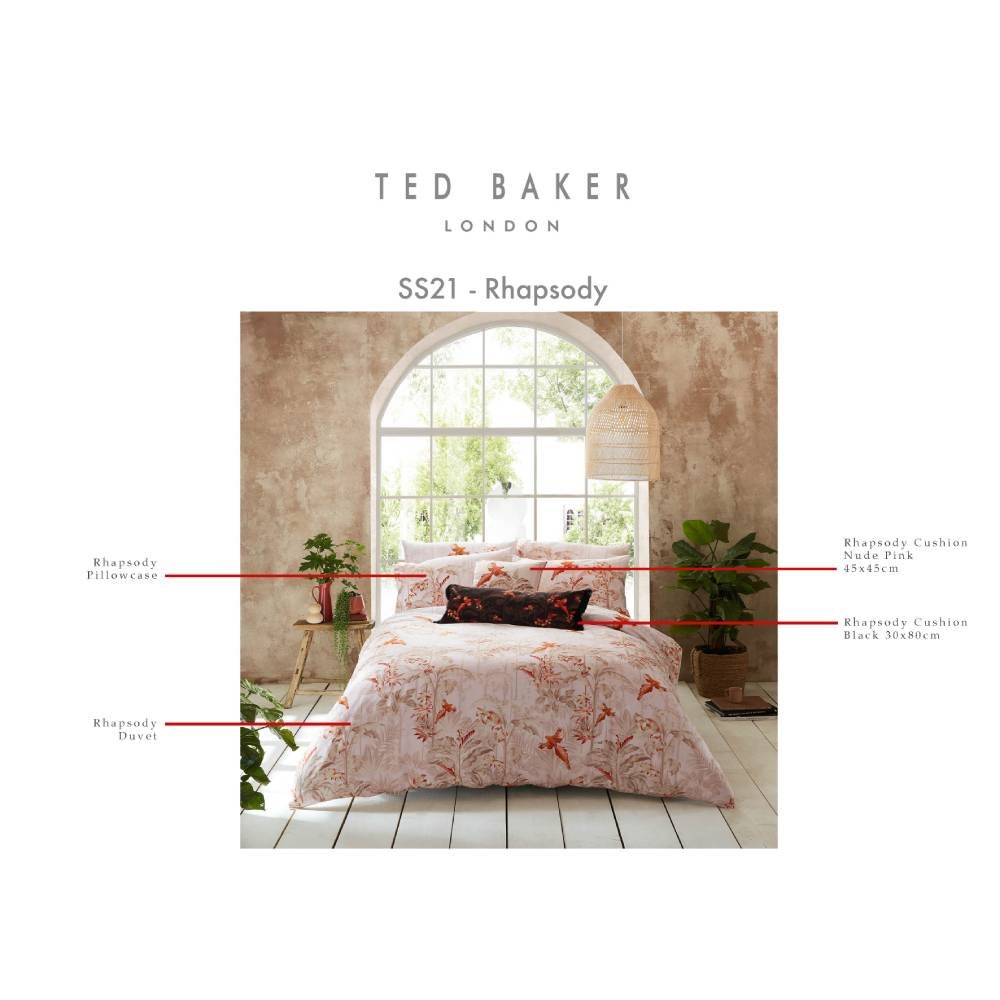 Ted Baker Rhapsody Duvet Cover Nude Pink Glasswells