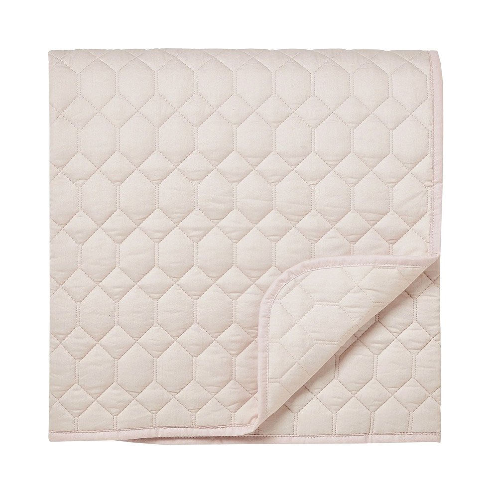Sanderson Tulipomania Quilted Throw Glasswells