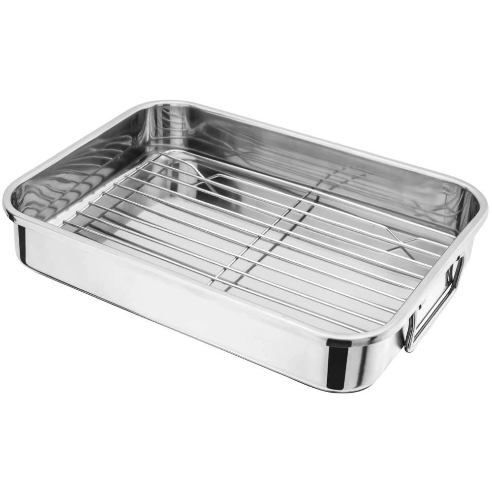 Judge Roasting Pan With Rack 32 x 24 x 6cm Glasswells