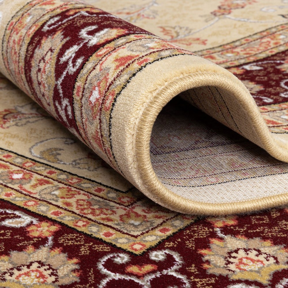 Noble Art Cream / Wine Rug - Glasswells