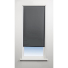 Universal Plain Roller Blind Charcoal