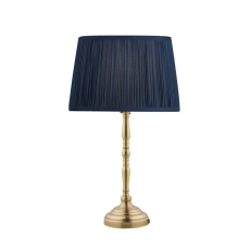 Laura Ashley Corey Antique Brass Candlestick Table Lamp Base Only