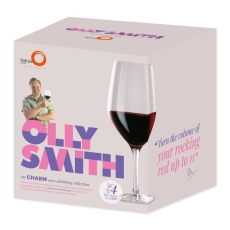 Olly Smith Charm Red Wine Glasses Set of 4