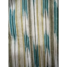 Ishi Nettle/Celeste Triple Pinch Pleat Curtains 128.5cm