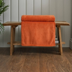 Snuggletouch Throw 140 X 180cm Rust