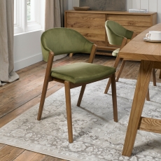 Christopher Rustic Oak Dining Chair Cedar