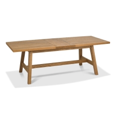 Christopher Rustic Oak Extending Dining Table 177-222cm