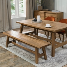 Christopher Rustic Oak Small Bench