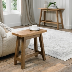 Christopher Rustic Oak Side Table