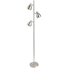 Club Floor Lamp Brushed Steel