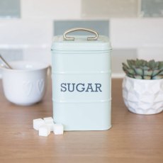 Living Nostalgia Sugar Canister Blue