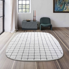 Aire Neutral Rug 1.60 x 2.30m Rounded Rectangle