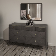 Dante 7 Drawer Chest Ebony