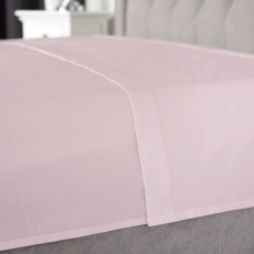 Belledorm 200CP Flat Sheet Powder Pink