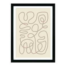 Impressionist Shapes I Framed Picture