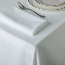 Amalfi Tablecloth Round White