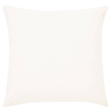 Helena Springfield Percale Plain Dye 180 Count Square Pillowcase Ivory