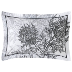 Timorous Beasties Thistle Oxford Pillowcase Pair Carbon