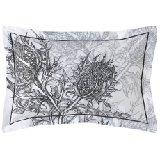 Timorous Beasties Thistle Oxford Pillowcase Pair Carbon
