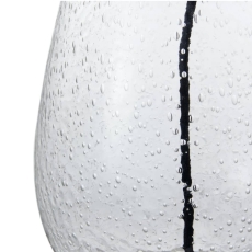 Organic Shape Tall Clear Bubble Glass Table Lamp