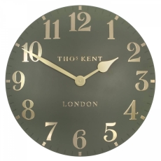Thomas Kent 20" Arabic Wall Clock Lichen