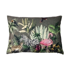 Fandango Velvet Embellished 30cm x 50cm Cushion