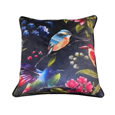Nori 45cm Tropical Embellished Birds Cushion