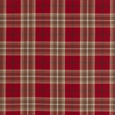 Balmoral Red Fabric