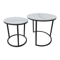 Zen Round Nest Of Lamp Tables