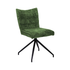 Loki Swivel Dining Chair Green