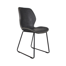 Reedham Callum Dining Chair Dark Grey PU