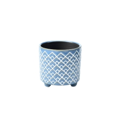 Burgon & Ball Bilbao Blue Small Indoor Pot