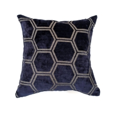 Ivor Velvet 43cm Cushion Navy