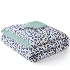 Night lark Printed Duvet 10.5 Tog Wild Leopard Warm Stone