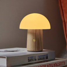 Alice Mushroom Lamp White Ash - Mini