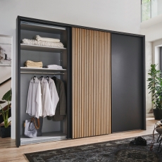 Delta 3 Door Sliding Wardrobe 225cm