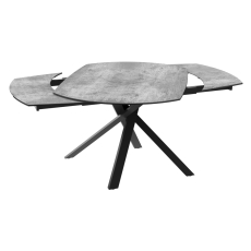 Kheops Extending Dining Table 130-190cm Silver