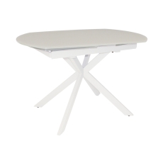 Flex Motion Extending Dining Table 120-180cm White