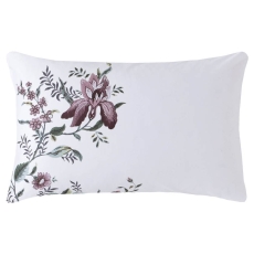 Laura Ashley Edita's Garden Standard Pillowcase Pair Blackberry Purple