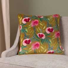 Wylder House Of Bloom Poppy 43X43 Cushion Saffron