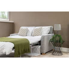 Ravello 2 Seater Sofa Bed with Regal Mattress Plain Taupe
