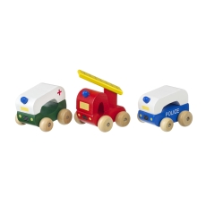 Orange Tree Toys Emergency Vehicles Set of 3