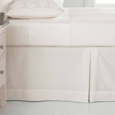 Sanderson Plain Dye Super King Valance Linen