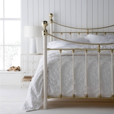 Wrought Iron & Brass Bed Co. Lottie Brass Bed