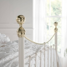 Wrought Iron & Brass Bed Co. Victoria Brass Bed